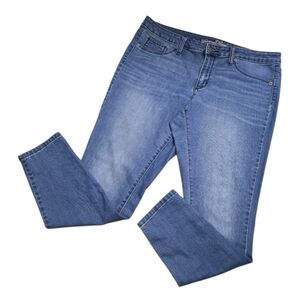 Universal Thread Mid Rise Women's Jeggings in Blue, Size: 14/32R Pre-Owned.
